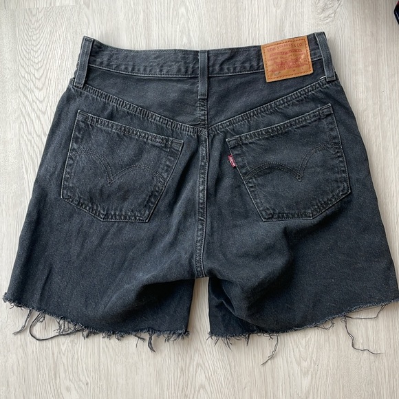 Levi’s Premium - 501 Mid Thigh Short - Lunar Black - Size 27 - Picture 2 of 6